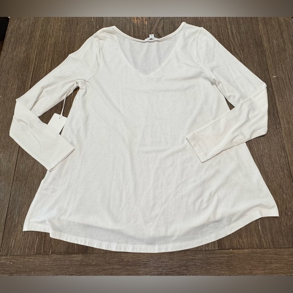 NWT Nordstrom White V-Next Cotton/Modal/Spandex Blend Size Small - Picture 2 of 5